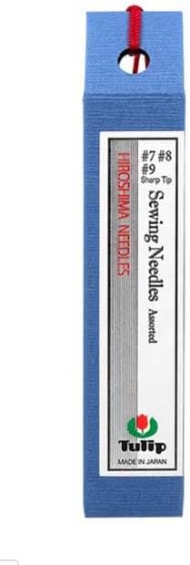 Japanese Hand Sewing Needles - Tulip Sharp Sewing Needle Assortment - Sizes 7, 8, & 9 - Assorted