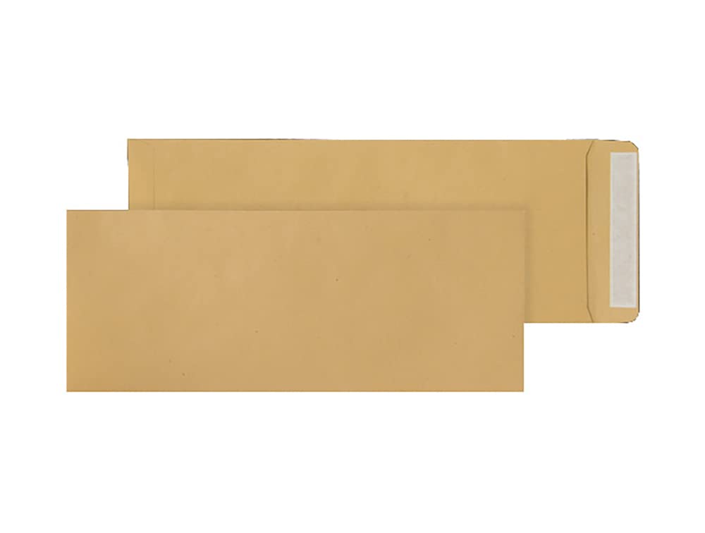 Blake Everyday Manilla Peel & Seal Pocket 381x152mm 115gsm Pack