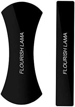 Phone Gel pad Phone holder Stand Phone Pads sticker [ 2Pcs ] Olycism Nano Rubber Sticky Flourish Lama Anti-Slip Washable Mount For Smart phones Car GPS Kitchen Cabinets iPad Glass Mirrors