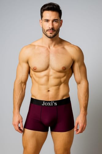 Image of Joxi's Men's Cotton Blend Trunks Pack of 4 | Soft Stretch Comfortable for Men