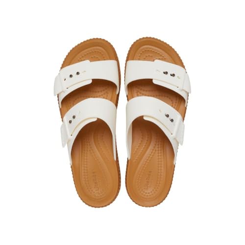 Image of Crocs Women's Brooklyn Buckle Low Wedges