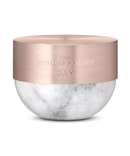 RITUALS The Ritual of Namaste, GLOW - Crema Hidratante Facial de Día, Antiedad con Complejo Reparador de Bakuchiol, Antiarrugas Reparadora - 50 ml