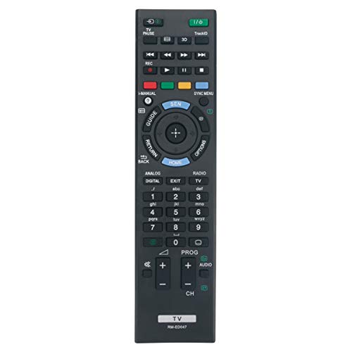 RM-ED047 Replacement Remote Control Applicable for Sony TV KDL-22BX320 KDL-22BX321 KDL-32BX320 KDL-32BX321 KDL-32BX420 KDL-32BX421 KDL-40BX420 KDL-40BX421 KDL-46BX420 KDL-46BX421 KDL-55BX520