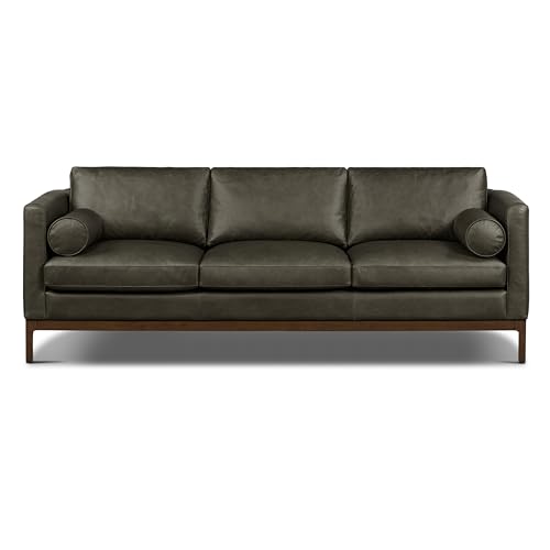 Image of Poly & BARK Toscano 89 inch Sofa in Olivine Green