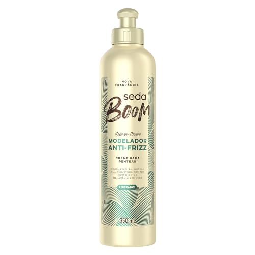 Seda - Linha Boom - Creme para Pentear Modelador Antifrizz 350 Ml - (Boom Collection - Antifrizz Styling Combing Cream 11.83 Fl Oz)