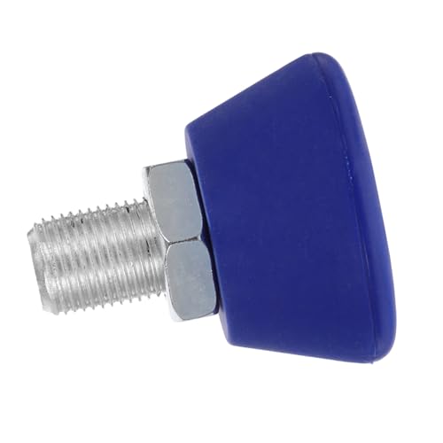 KOMBIUDA Roller Skate Toe Stopper 5/8 Inch Bolt Adjustable Rubber Black