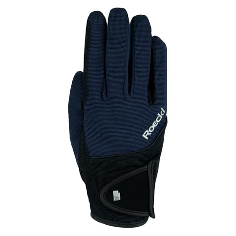 Roeckl Milano Summer Riding Gloves, Navy Blue Cover