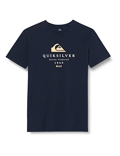 Quiksilver - First Fire Camiseta para Adulto, Negro, L