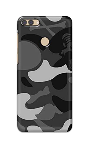Image of Printed Hard Back Cover Case for Huawei Y9 2018 Back Cover (Army Pattern) -1302