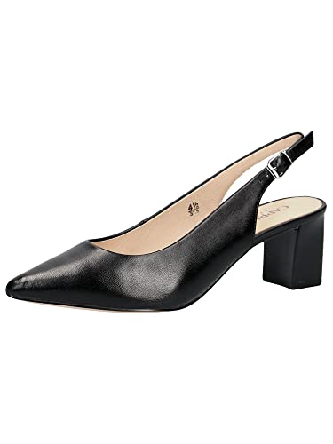 Caprice Damen 9-9-29605-20 Pumps Sling, Black Nappa, 37.5 EU