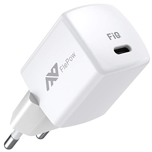 USB C Schnellladegerät, FlePow 20W Wandladegerät mit PD3.0 und QC3.0, Kompaktes PD Ladegerät für iPhone 12/12Mini/12Pro/12Pro Max/11Serie/XSerie/iPad Pro, Pixel, Samsung (Ladekabel nicht inklusive)