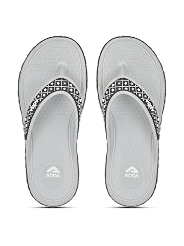 Image of Adda QUEEN-2 || Durable & Comfortable || Self-Design || Lightweight || Fashionable || EVA Sole || Soft Footbed || Solid || Thong Flip-flops for Women