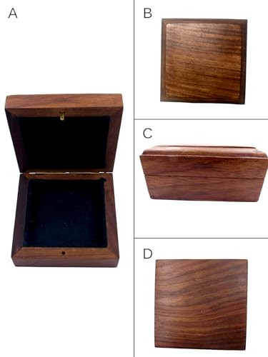 Brújula de latón - Cita grabada Sayings 3:5-6 - Brújula inspiradora cristiana para camping con caja de madera miniatura 6
