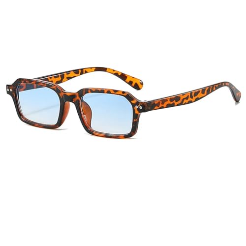 Lunettes de soleil rectangulaires pour terrasses et sorties urbaines tendance luxe