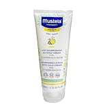 Mustela Nourishing Lotion with Cold Cream, Baby Lotion for Dry Skin, with Ceramides and Natural Avocado Perseose, 6.76 Ounce