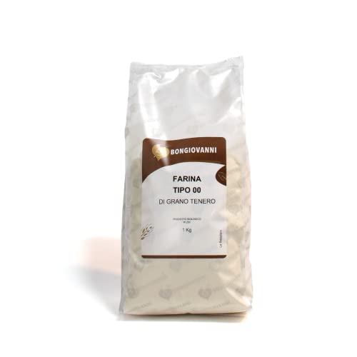BONGIOVANNI FARINE E BONTA' NATURALI Farina di Grano Tenero Tipo 00 1Kg BIO