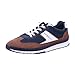 Produktbild bugatti Herren 321A3A016959 Sneaker, Dunkelblau/Cognac, 43 EU
