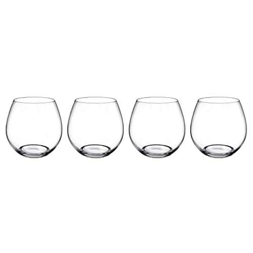 Villeroy & Boch - Entrée vaso de agua, set de 4 unidades, 570 ml, vidrio de cristal, transparente
