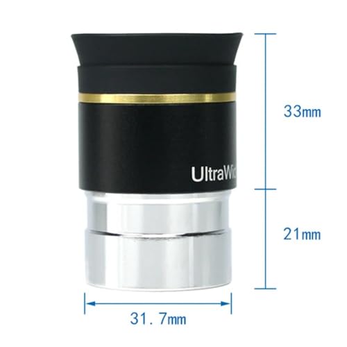 Ocular gran angular de 66 grados para telescopio astronómico con barril de 31,7mm 2