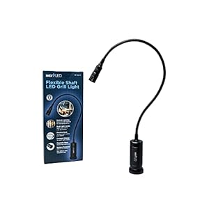 NextLED NT-7647-F Magnetic BBQ Grilling Light for Outdoor Grill, 18-Inch Flexible Gooseneck, Heat & Weather Resistant, IP-54, Warm Natural Lighting Shows True Color of Your Food, Perfect Grill Gift
