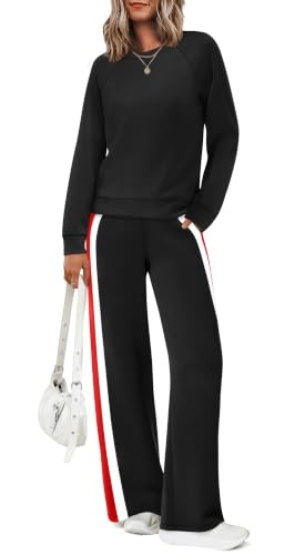 XIEERDUO 2 Piece Sets for Women Fall Outfits Fashion Clothing Lounge Sets