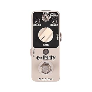 MOOER Micro Pedal Classic analog flanger sound with filter mode and oscillator effects Very small and compact design with full metal shell True bypass switch