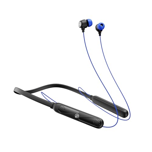 Image of OOGE Tune 8 Neckband Bluetooth Headphones, 30H Playtime, Hi-Fi Bass, Magnetic Eartips, IPX4 Sweat Resistant, Type-C Fast Charging, Sound Pulse Mic (Azure Blue)