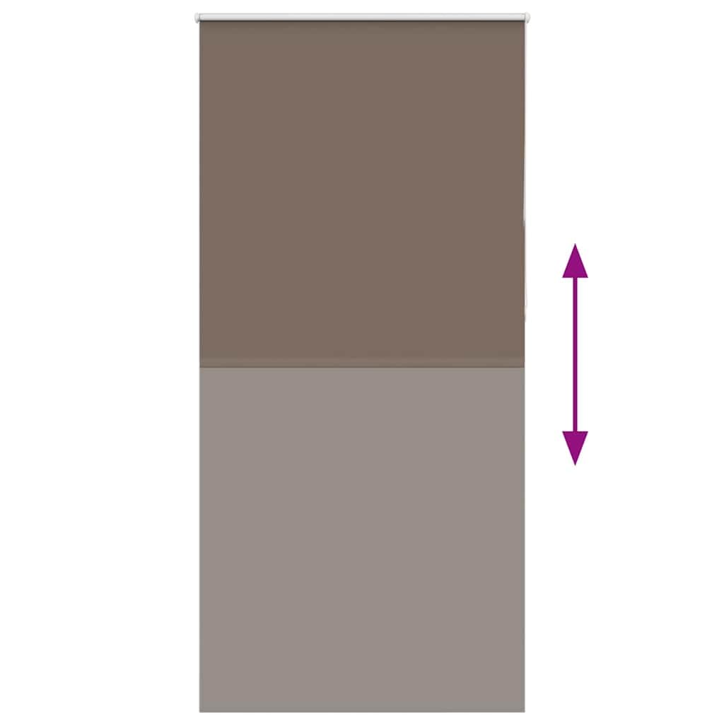 Roleta zaciemniająca do kawy 110 x 210 cm | 100% poliester, łatwy do czyszczenia, montaż na ścianie lub oknie, zabezpieczenie przed dziećmi