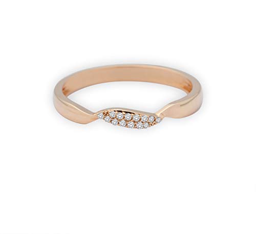 Miore - Anello, oro rosso 9 carati (375), Donna