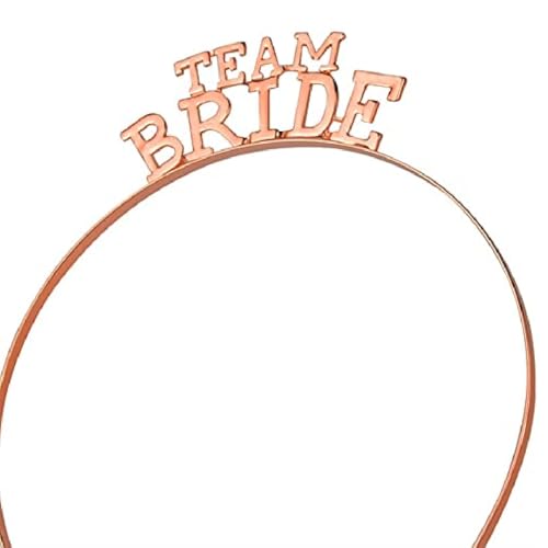 Image of Wanna Party Silver Team Bride Headband Bachelorette Party Decorations Rhinestone Bridesmaid Headbands for Bridal Shower, Bachelorette Parties, Wedding