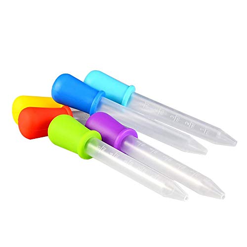 6Pcs Compte-Gouttes en Silicone Liquide, Pipette Compte-Gouttes en Silicone, Pipette Compte-Gouttes en Silicone Et Plastique, Utilisé pour Nourrir Les Médicaments, Boire de l'Eau Et Boire Du Lait Cover