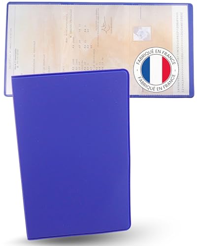 Ugozen Étui Protège Carte Grise 3 Volets - Fabriqué en France -Pochette de Protection Porte Papiers Voiture