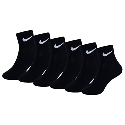 Nike Young Athletes Baby Boys 6-Pack Socks US Shoe Size 7C-10C(Sock Size 4-5)