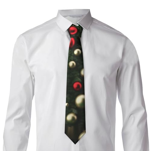Corbata Árbol De Navidad De Bola Redonda Corbatas Delgadas Elegante Corbata Estrecha Formales Corbatas De Hombre Para Oficina Fiesta Bodas