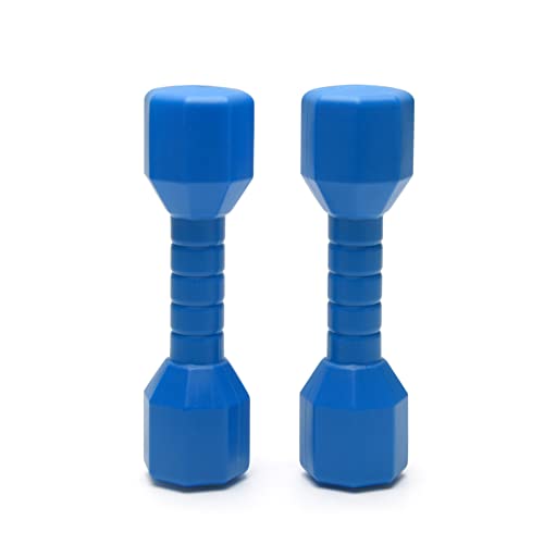 2Pcs Children Dumbbells, Dumbbells For Children, Kids Plastic Hand Dumbbells Kids Toy, Weights Fitness Home Gym Children Exercise Barbell Fitness Sport Toys(Blue) #TOP6