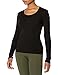 Produktbild icebreaker Damen Funktionsshirt 175 Everyday LS Scoop Merino Baselayer, Black, M, 104472
