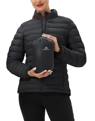 Pioneer Camp Women's Packable Puffer Jacket Winter Lightweight Quilted Coat Water-Repellent Insulated Thermal Warm Outerwear4