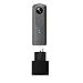 Ricoh Theta V 360 Degree Spherical Panorama Camera, Black TA-1 3D Microphone