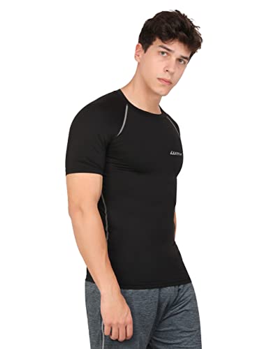 Image of WMX Men's Compression Shirts Athletic Short Sleeve Quick Dry Base-Layer Workout Running T-Shirt Sports Active Fitted Tops