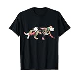 猫 花 かわいい 子猫 ガーデン フラワー 女の子 ギフト Tシャツ