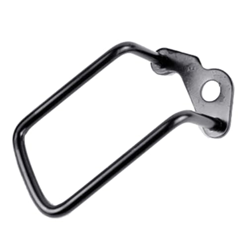 Klaisy Protectores de metal para desviadores traseros plegados, protectores de estante de hierro para bicicletas de montaña y bicicletas