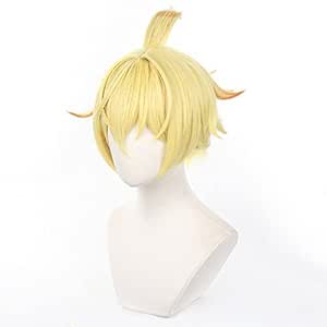 Blade Wig Cosplay Honkai Star Rail Blue Gradient Black Long Straight Hairs For Adult Men Cos Blade Role Playing Party Halloween Christmas(Blade