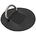 D Ring Patch, Stainless Steel Single Layer PVC Pad Deck Hoops Rafting Circular Sticker Handles Waterproof Accessories for Inflatable Boat Raft Dinghy Kayak Surfboard Canoe Stand Up Paddle Board