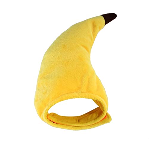 FOMIYES 3 Pecas banana gato boné de banana para cachorro arnês bichinhos de estimação bicho de estim