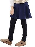 [Bee] ビー 裏起毛スカッツ ガールズ 女の子 キッズ 伸縮性 ポケット ストレッチ スカート 秋 冬 bbb01522-a8-4 110cm ネイビー