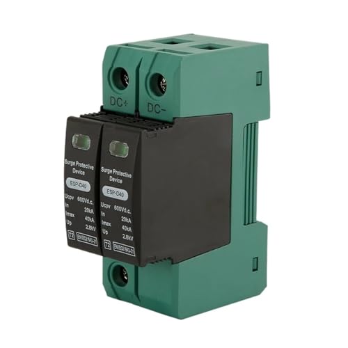 DC SPD 600V élimine les surcharges électriques de la foudre sur votre coffret de protection 2P