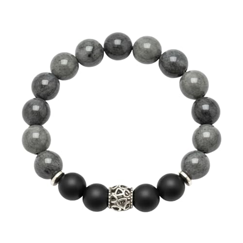 Image of THE MEN THING Natural Stone Bracelets - Adjustable Beaded Wristwear for Men & Boys (Multi-Design Collection)