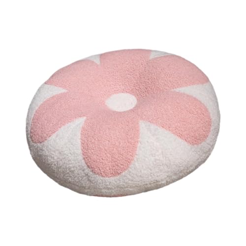 KESOTO 45 Cm de Almohada de Meditación Cojín de Pyhadilla PP Algodón de Algodón, Rosa, Individual