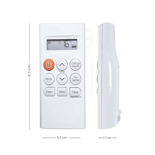 Image of BLACKSHEEP Compatible with LG AC Remote Original AKB73598009 Model 298 Suitable for Split and Window 1 | 1.5 | 2 Ton Air Conditioner - Match Remote Keys Exactly to Replicate Genuine Remote Function