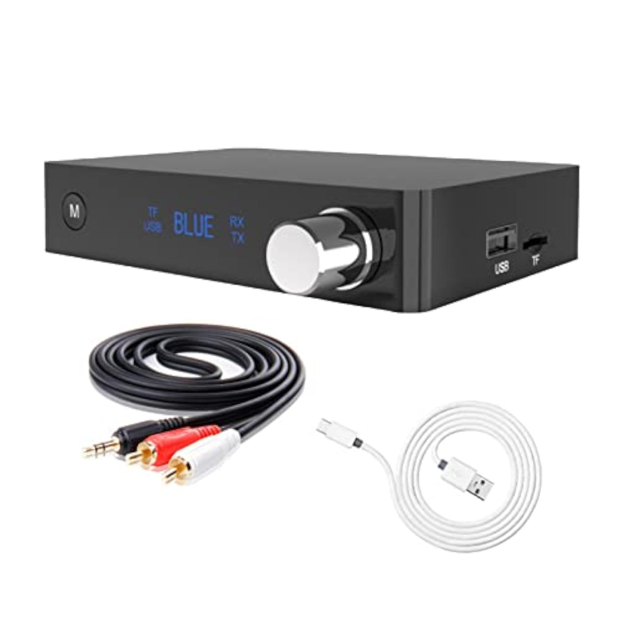 Bluetooth 5.0 Transmitter Receiver Audio Optical Wireless Adapter HD for PC